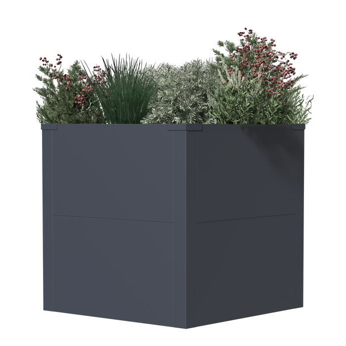 Hochbeet HB4 | Pulverbeschichtet in RAL7016 | 50x50x50 cm