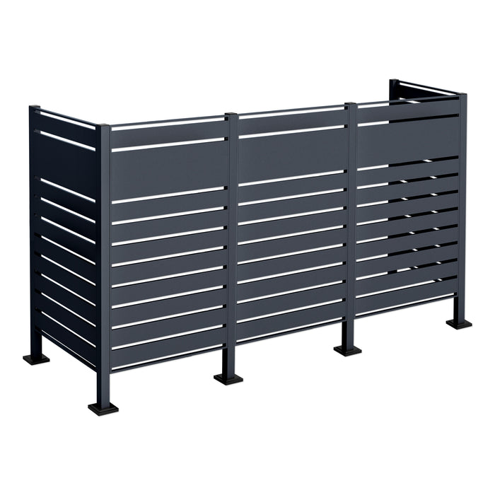 AlbersDesign Sichtschutzzaun Z3 in Anthrazit (RAL7016)