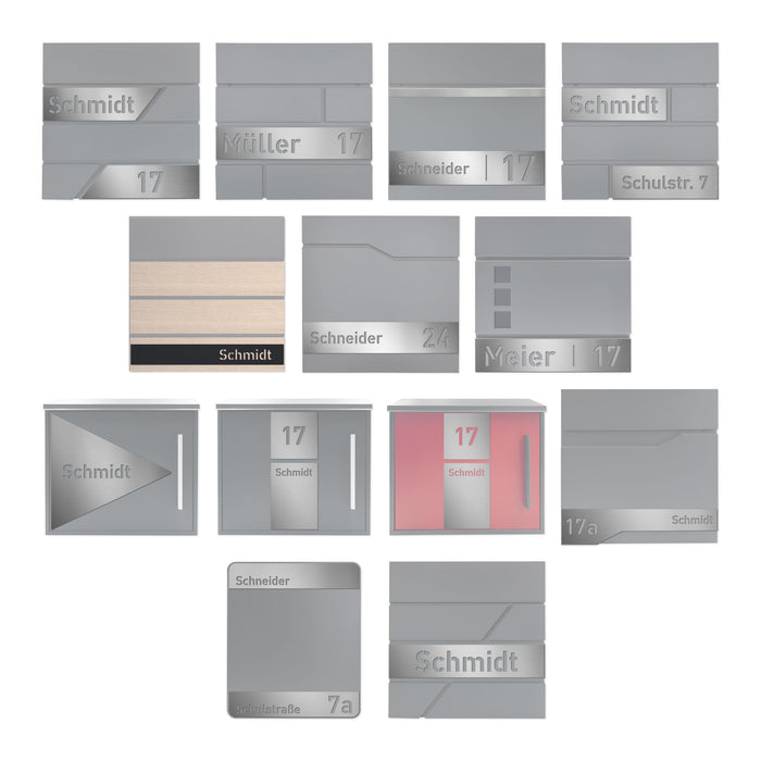 Ersatzschild für AlbersDesign-Briefkästen