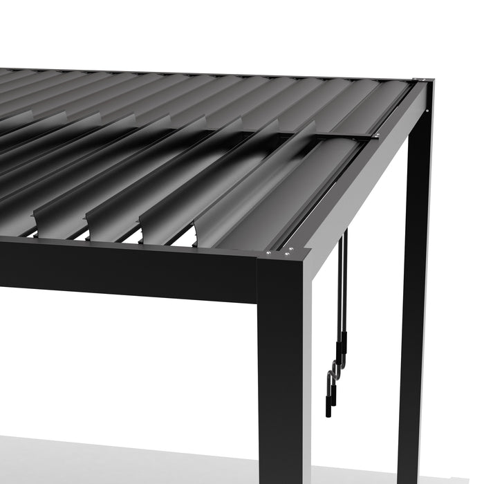 AlbersDesign Design-Pergola 3x3m in Anthrazit (RAL7016)