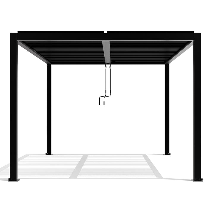 AlbersDesign Design-Pergola 3x3m in Anthrazit (RAL7016)