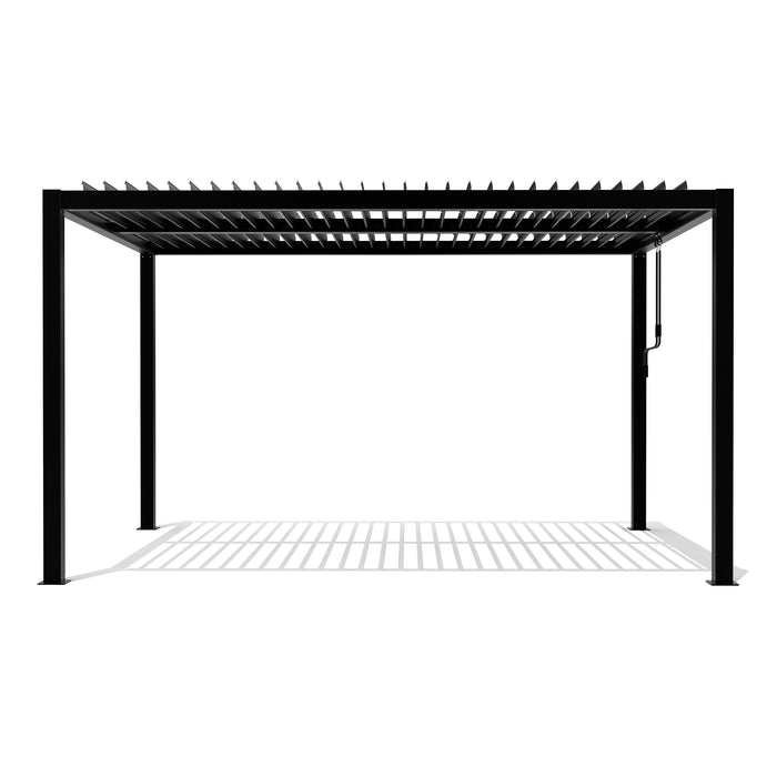 AlbersDesign Design-Pergola 4x3m in Anthrazit (RAL7016)