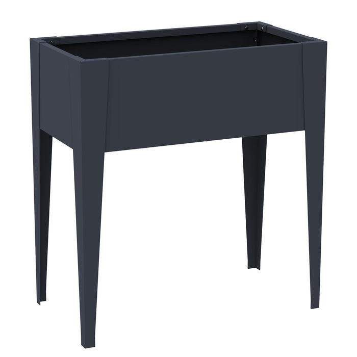 Hochbeet HB8 | pulverbeschichtet in Anthrazit (RAL7016) | 74x40x80 cm