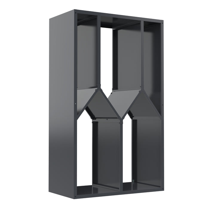 Holzregal HR1 | Pulverbeschichtet in RAL7016