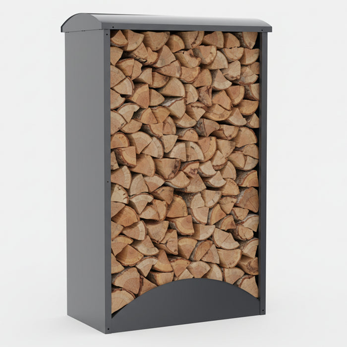 Holzregal HR2 | Pulverbeschichtet in RAL7016