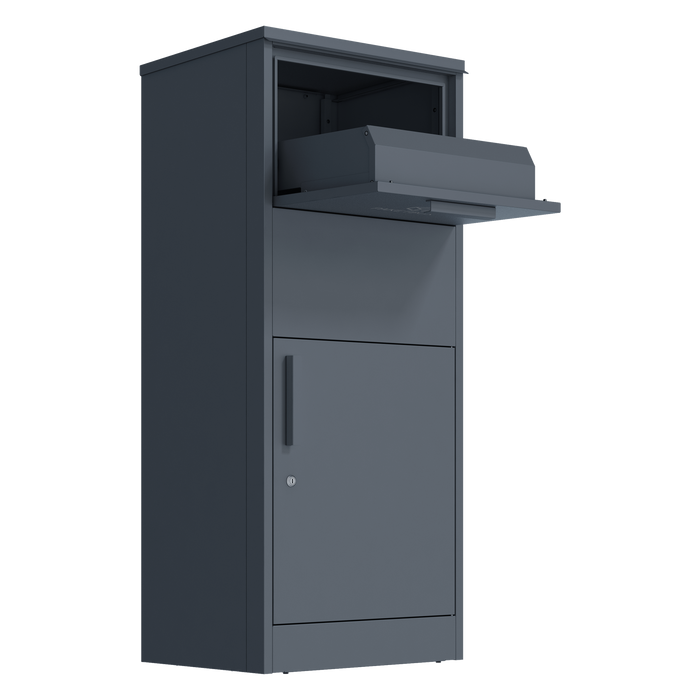 Stand-Paketbox PB5 in Anthrazit (RAL7016)