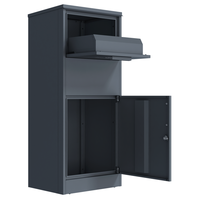 Stand-Paketbox PB5 in Anthrazit (RAL7016)