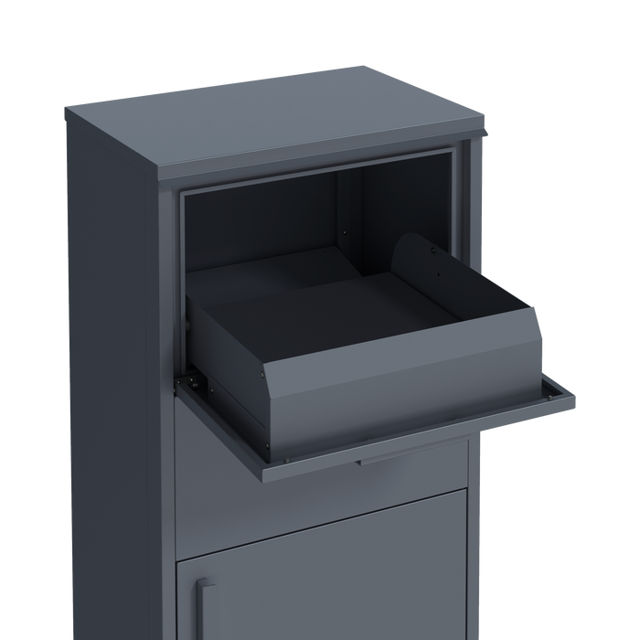 Stand-Paketbox PB5 in Anthrazit (RAL7016)