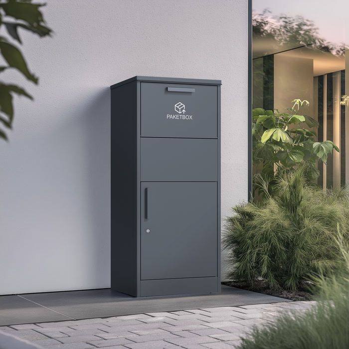 Stand-Paketbox PB5 in Anthrazit (RAL7016)