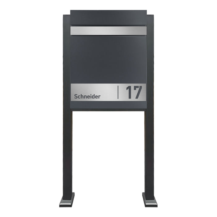 Standfüße für AlbersDesign-Paketboxen in Anthrazit (RAL7016)